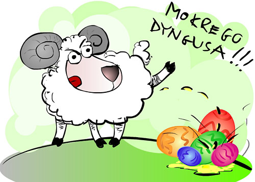 Baran Mokrego Dyngusa - Gify i obrazki na GifyAgusi.pl